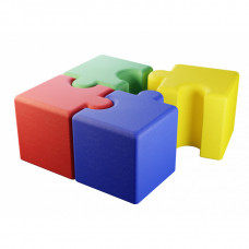 Set de pufuri ”Puzzle“